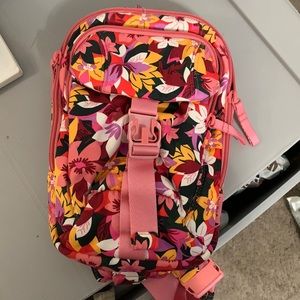 Vera Bradley Rosa floral mini sling backpack